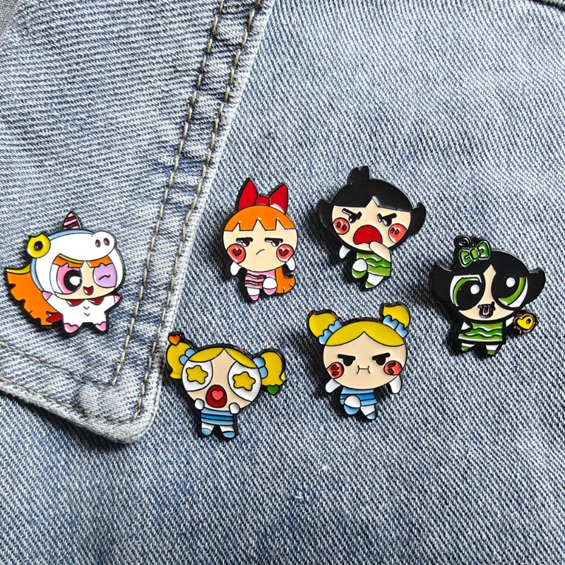 Embroidery Reddit - Cartoon-Animation Fliegende Kleine Polizistin Brosche Niedliche