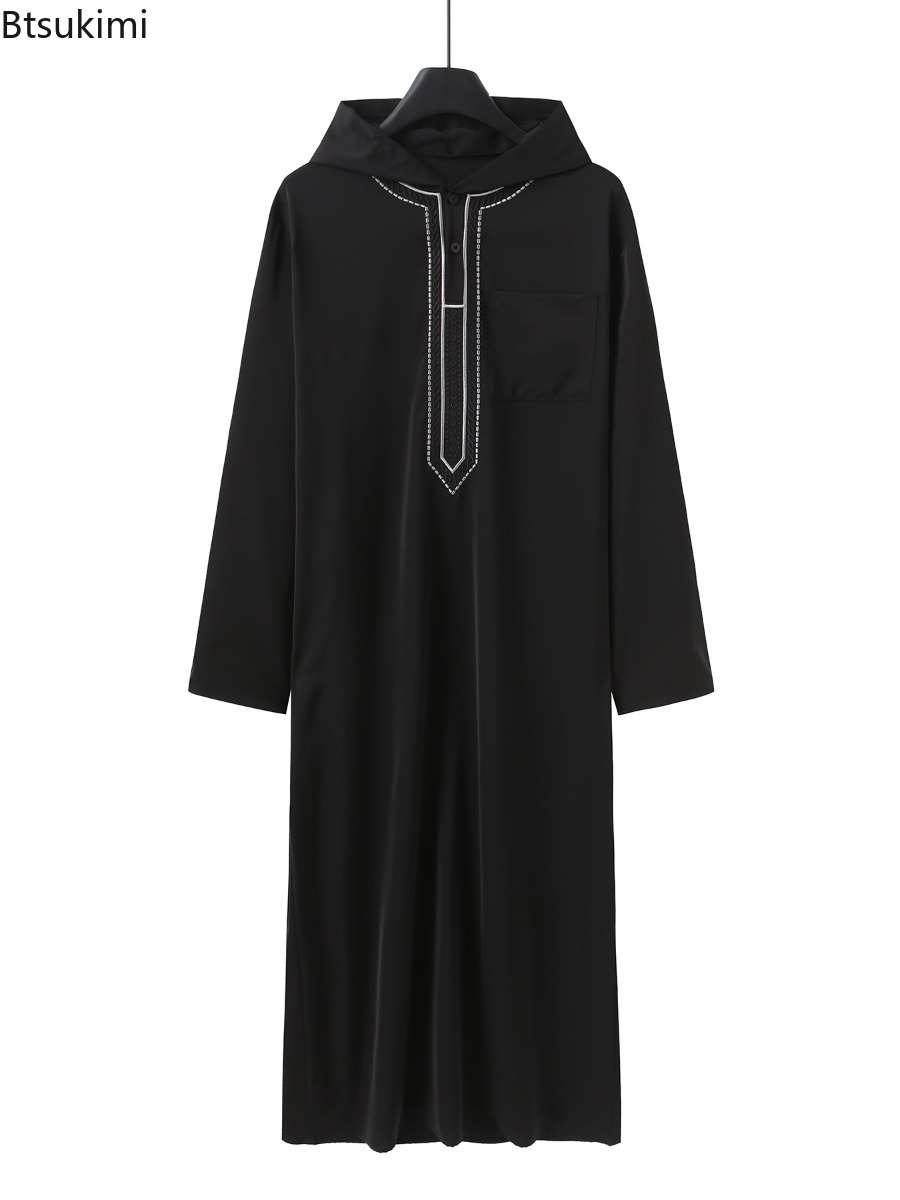 Embroidery Arabic - 2026 Muslimische Mode Abayas Nahost Herrenkleidung