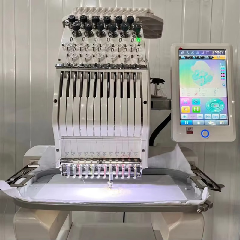 Embroidery Machine Computerized - Stickmaschinen für Kleidung, Desktop-Stickmaschine, computergesteuerte Stickmaschine
