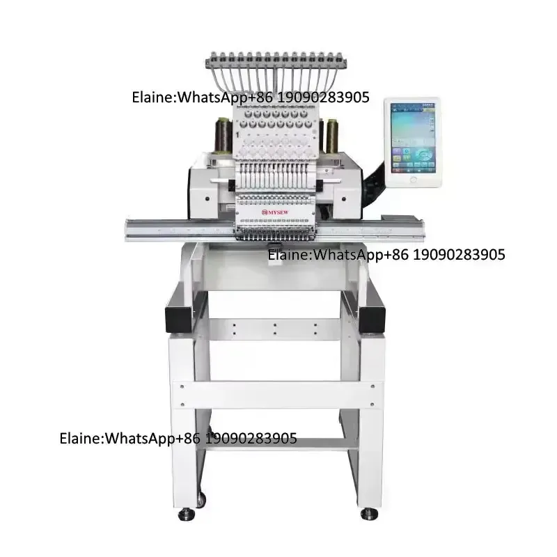 Embroidery Machine Computerized - MYSEW MBC1201 Automatische Industrielle Einkopf-Stickmaschine mit