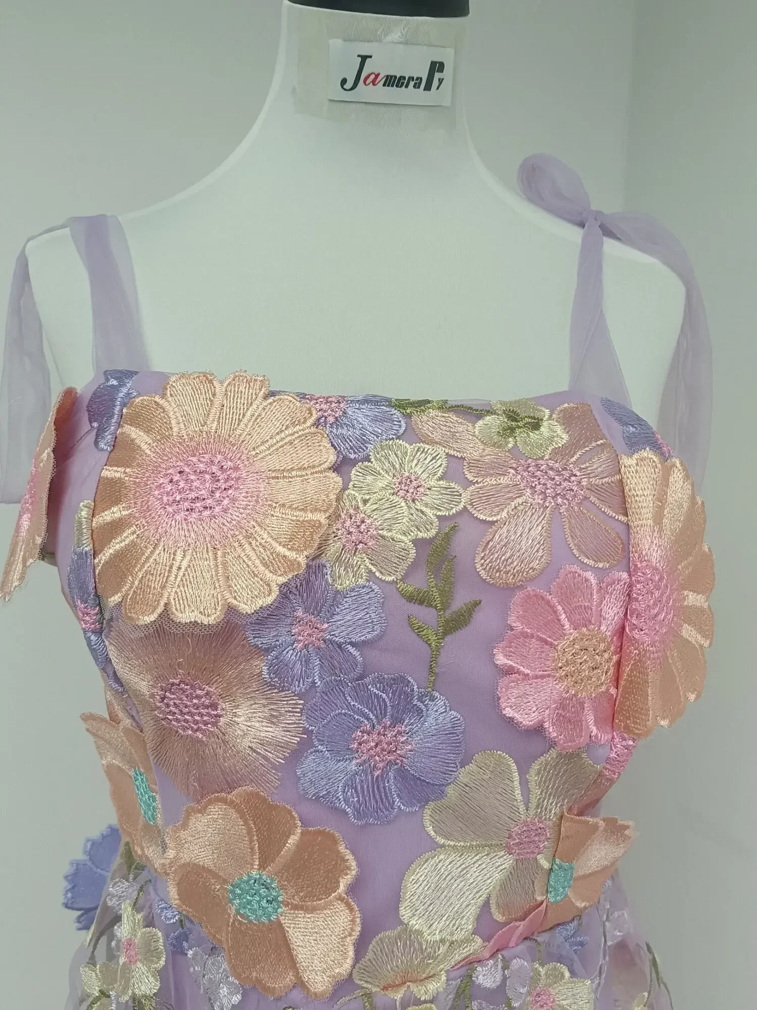 Embroidery Zara - Marke Designer Abend Prom Urlaub Kleid