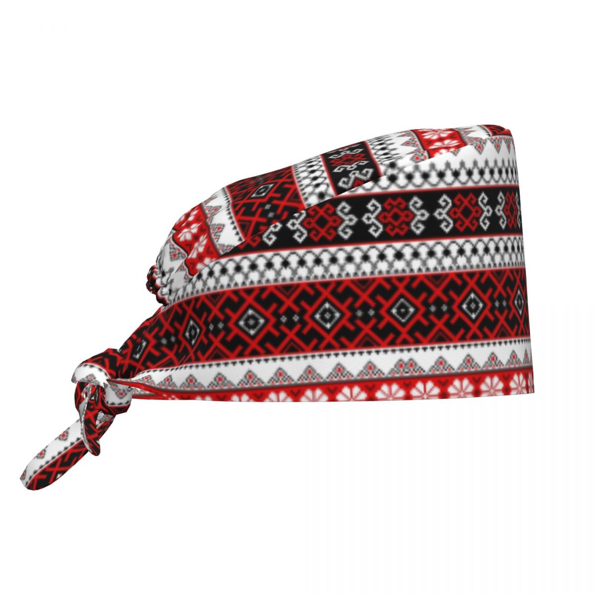 Embroidery Operator - Ukrainische Stickerei, helle Farbe, Vyshyvanka-Arbeitsmütze, chirurgische