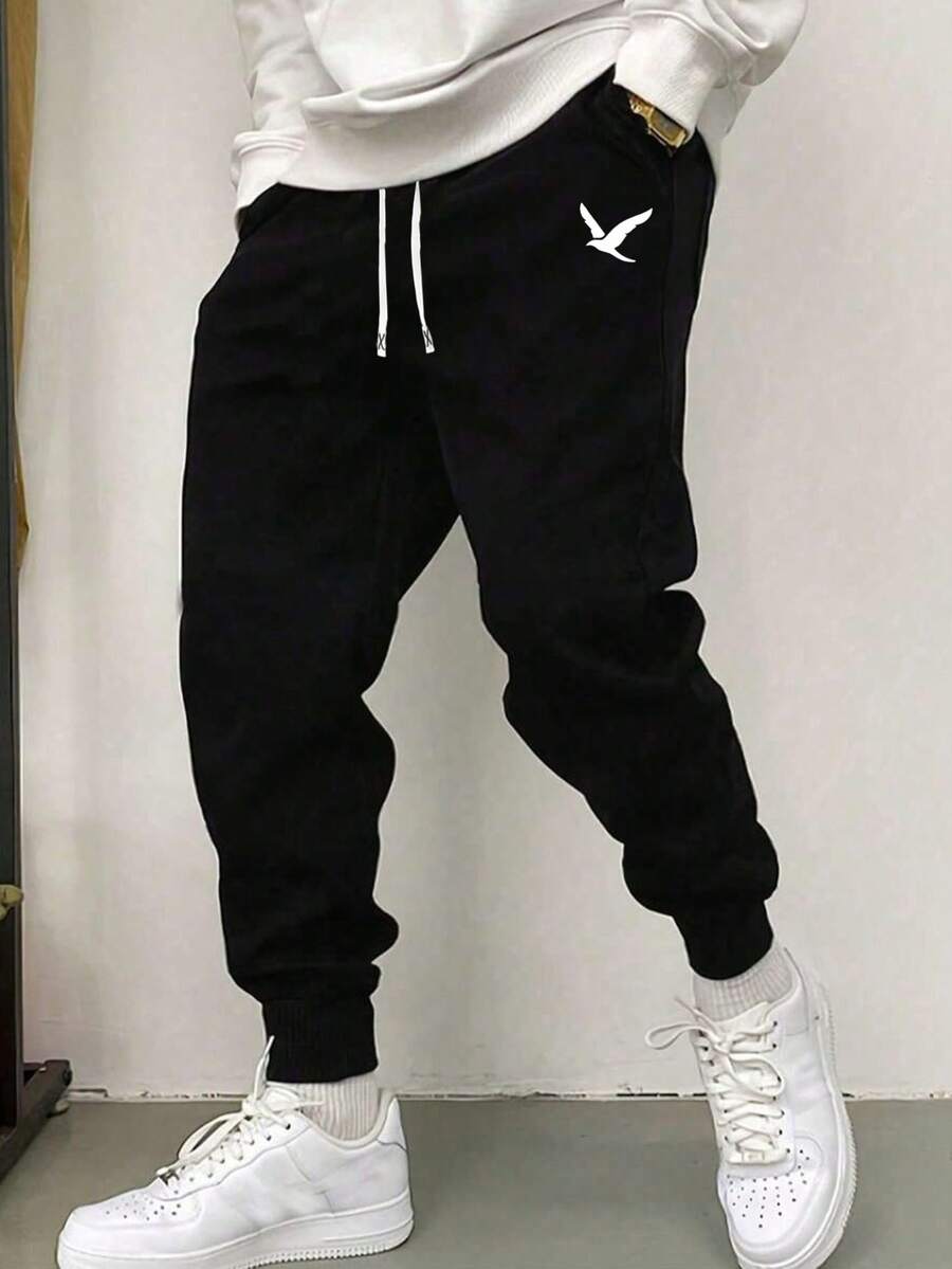Embroidery Jersey - 1 Stück Herren-Freizeit-Jogginghose, lockere Passform, geeignet