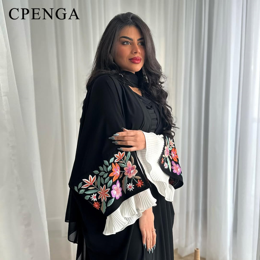Luxuriöse Dubai-Abaya für Dame – Embroidery Kaftan Bewertung und Preis