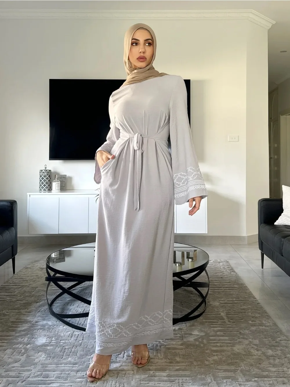 Eid Stickerei Muslimischen Kle – Embroidery Arabic Bewertung und Preis