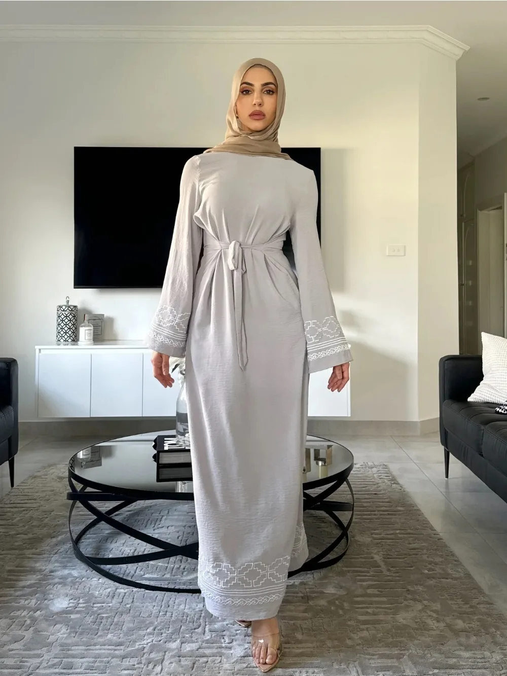 Eid Stickerei Muslimischen Kle – Embroidery Arabic Bewertung und Preis