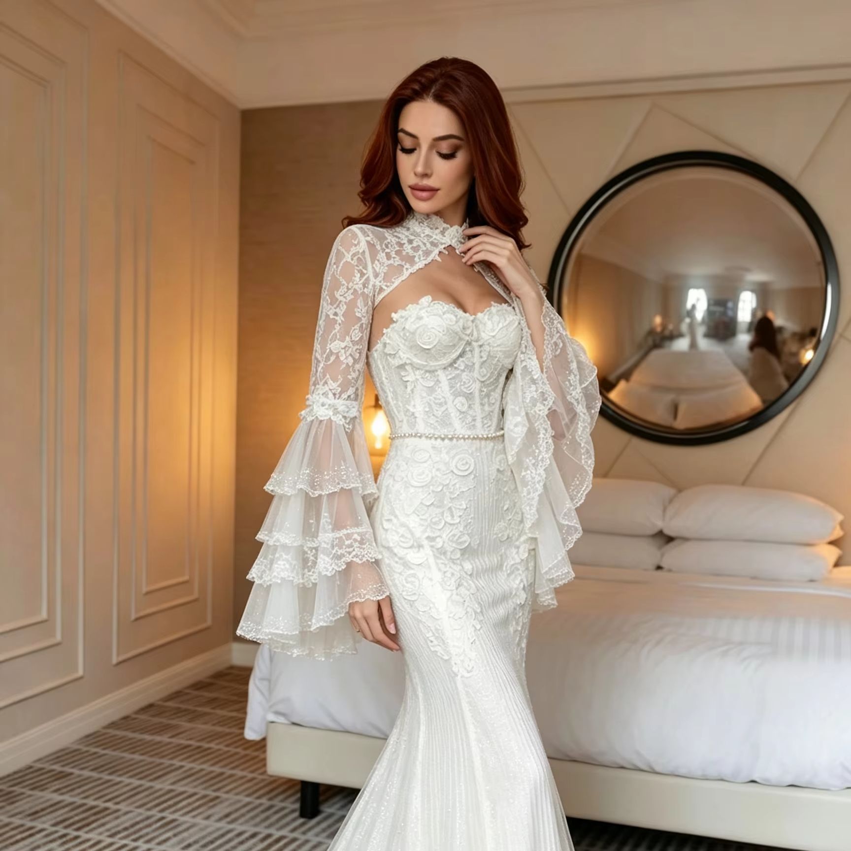 Luxuriöses Braut-Bolero mit Ma – Embroidery Roses Bewertung und Preis