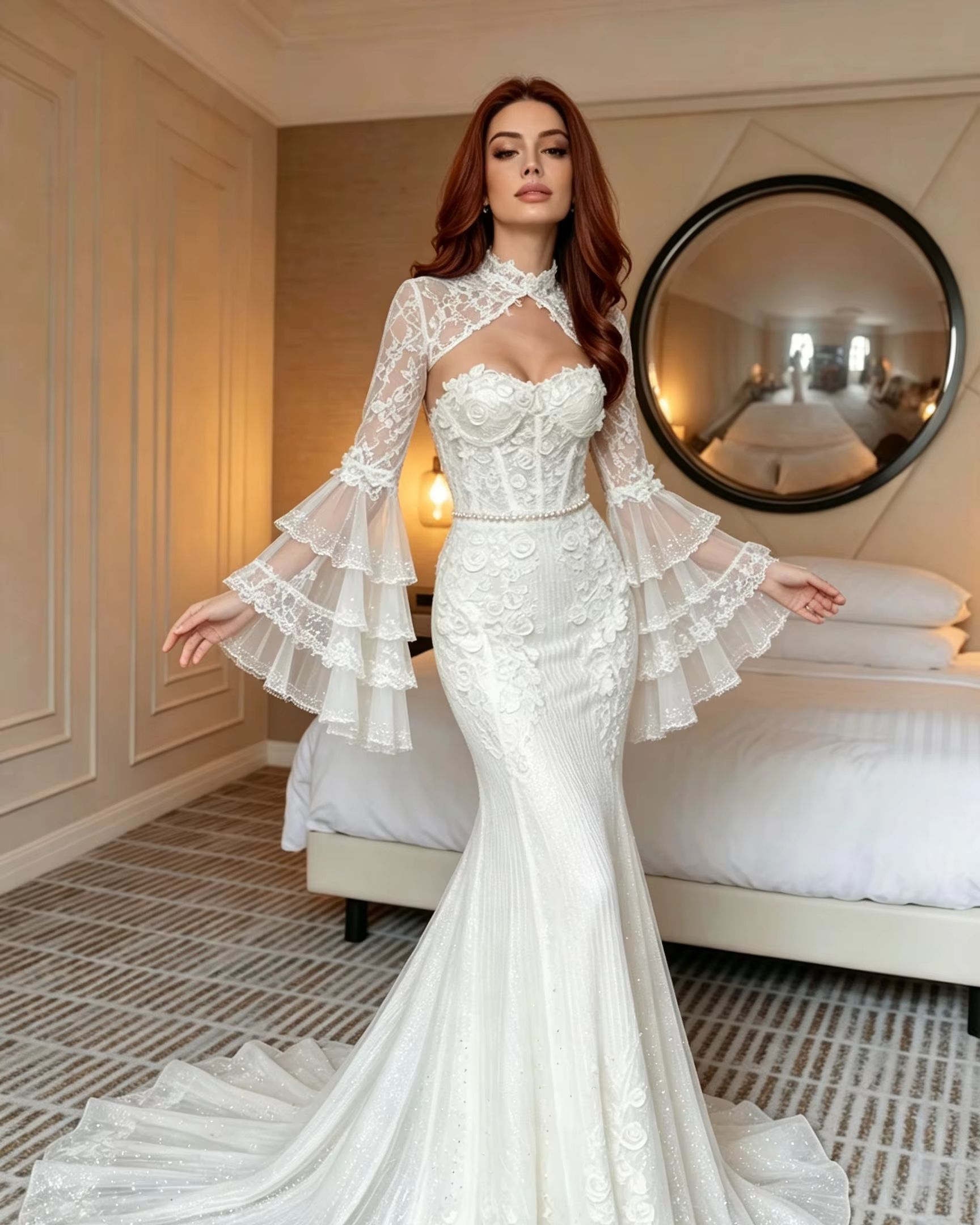 Luxuriöses Braut-Bolero mit Ma – Embroidery Roses Bewertung und Preis