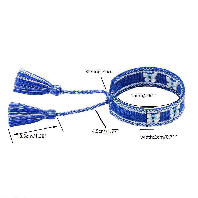 Modische gewebte Armbänder, st – Embroidery Eyelet Bewertung und Preis