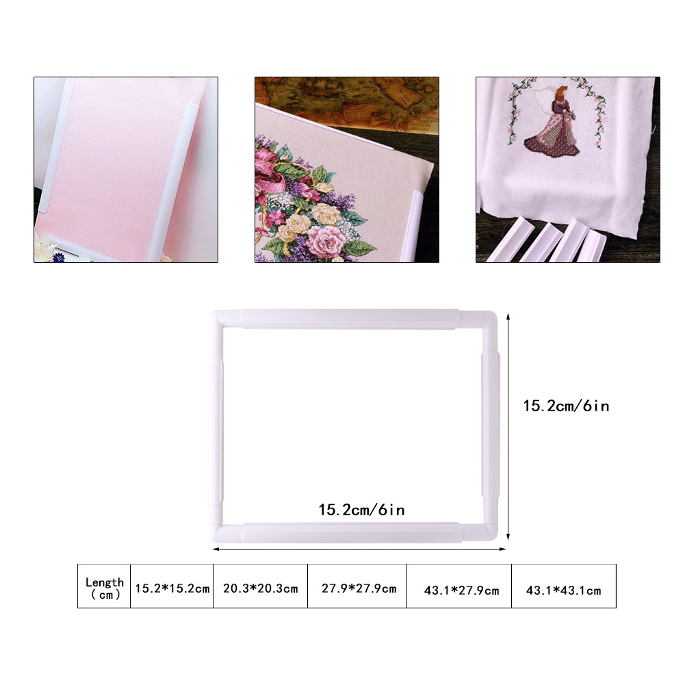 Quadratische Form Stickerei Ra – Embroidery Hoop Square Bewertung und Preis