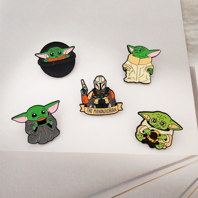 5 Stück niedliche Cartoon-Yoda – Embroidery Tulle Bewertung und Preis