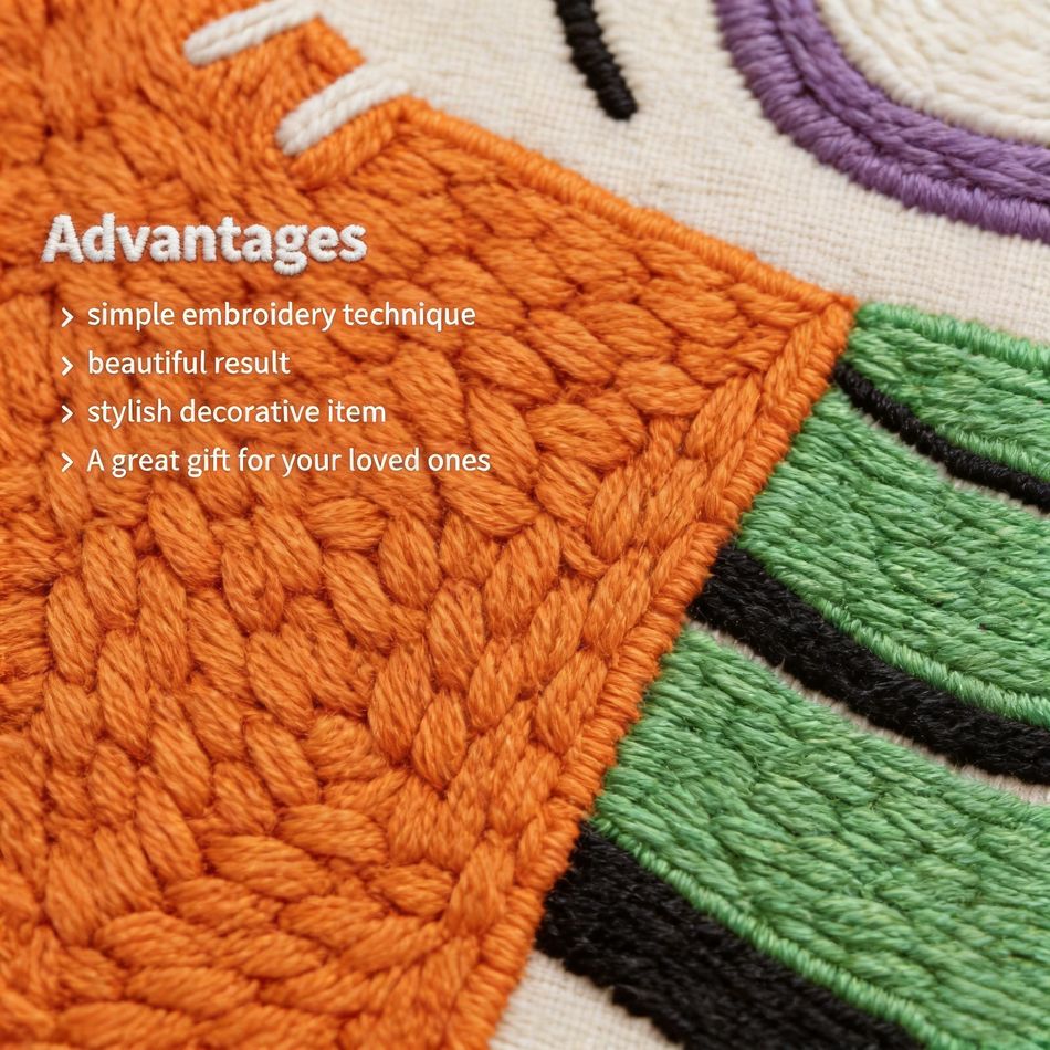 RUOPOTY Punch-Needle-Sets für  – Embroidery Ideas For Bags Bewertung und Preis