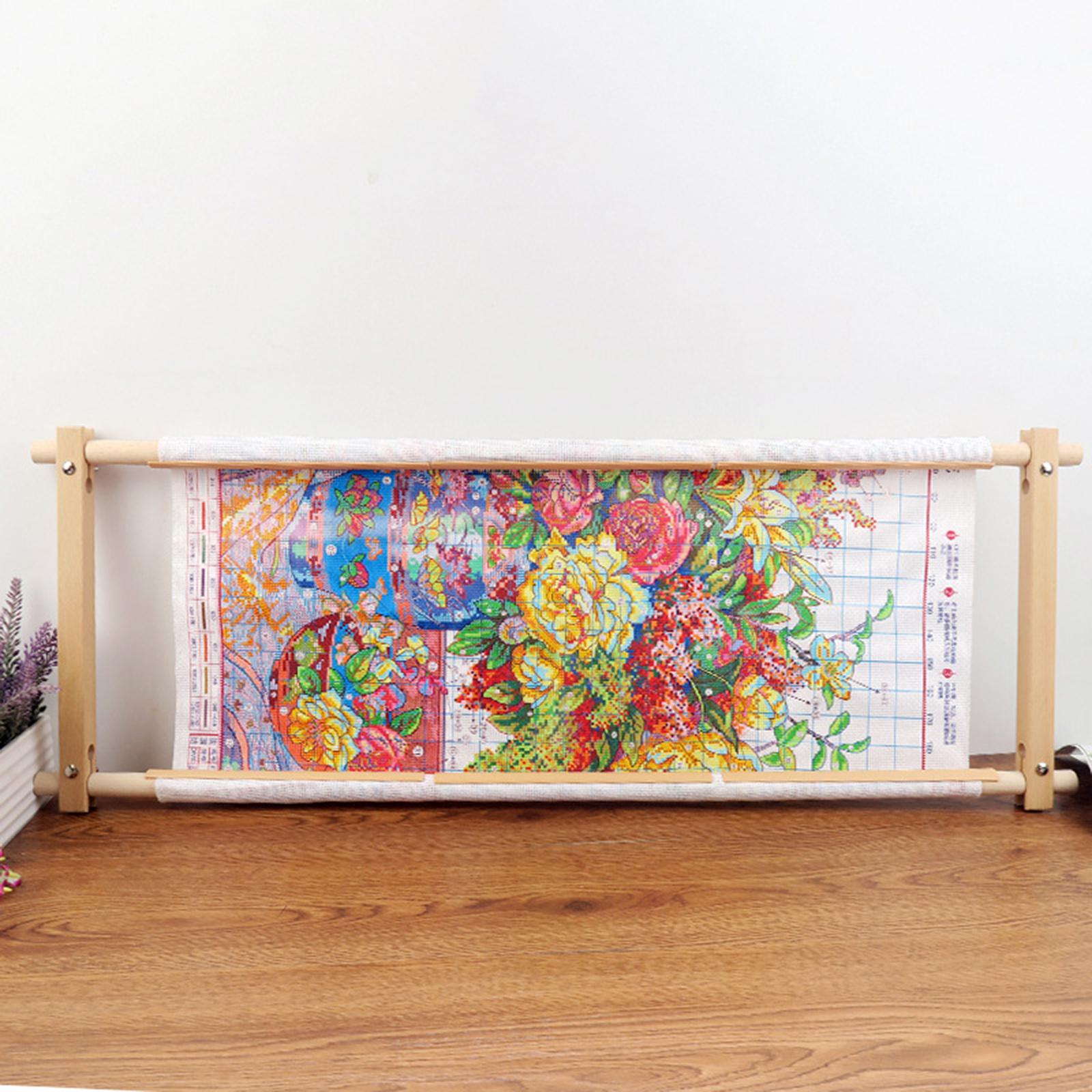 Buchenholz-Stickrahmen, handpo – Embroidery Hoop Square Bewertung und Preis