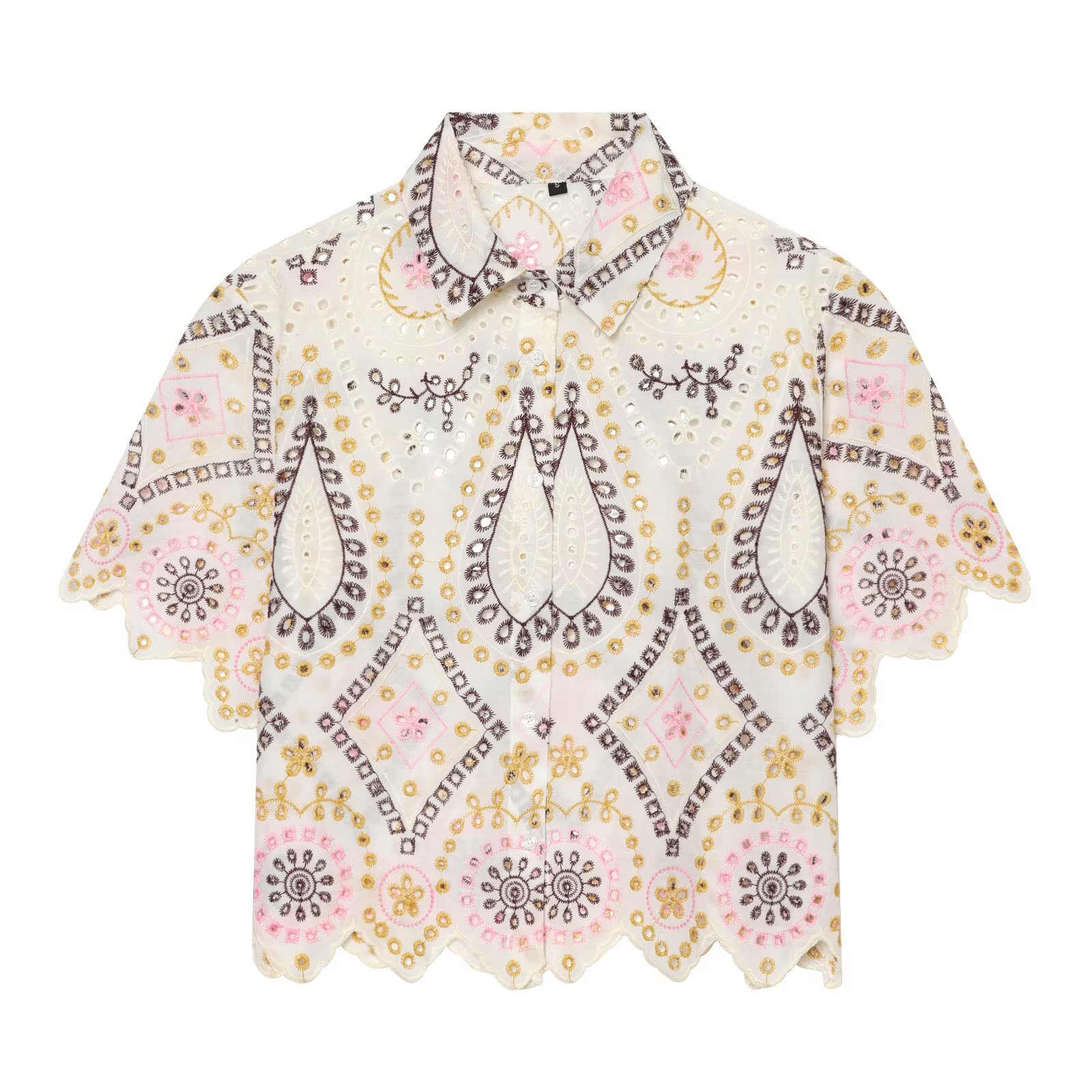 PRINTKAOIR Damen-Bluse mit aus – Embroidery Eyelet Bewertung und Preis