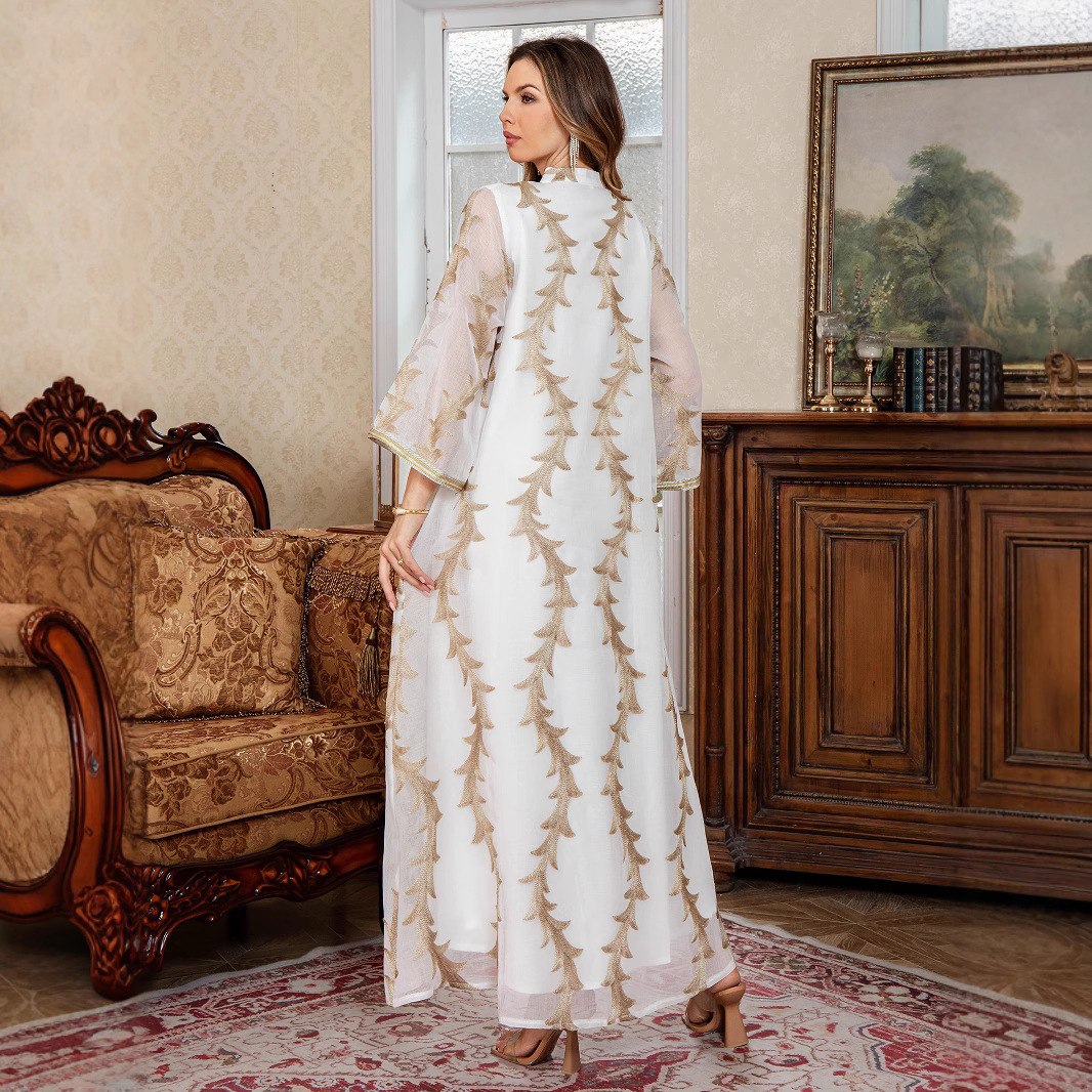 Eid Damenkleid Muslimische Aba – Embroidery Arabic Bewertung und Preis
