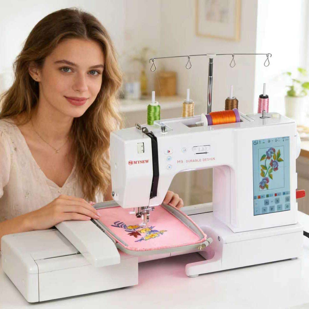 MYSEW M9 Anpassbare Hochgeschw – Embroidery Machine Computerized Bewertung und Preis