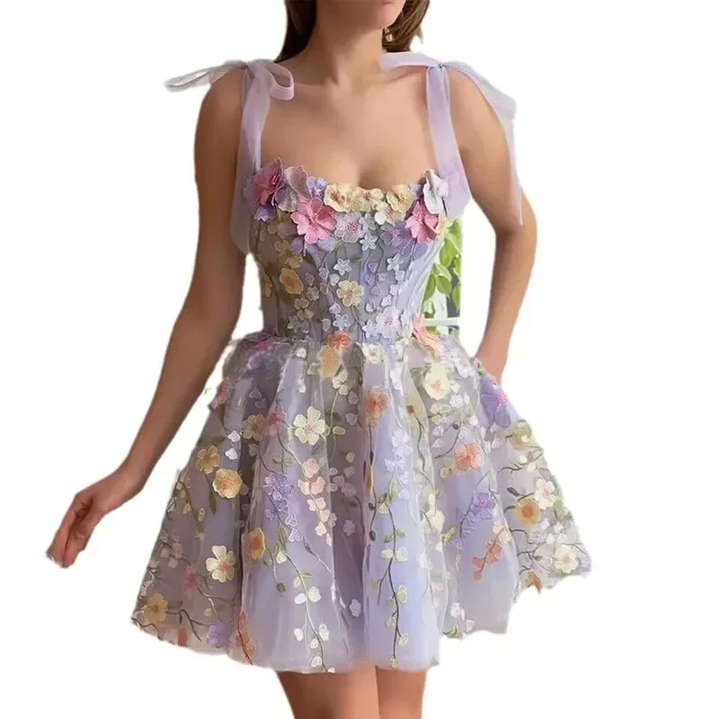 Damenkleid, modisch, 3D-Blumen – Embroidery Zara Bewertung und Preis