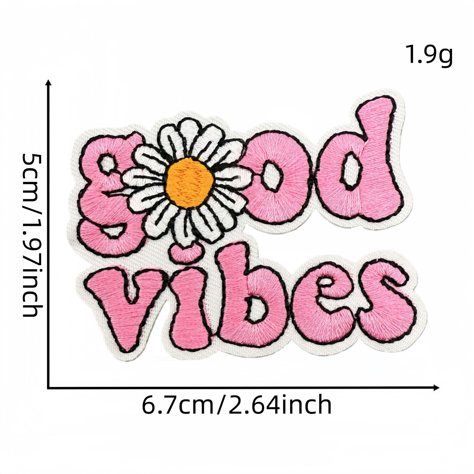 Rosa ästhetische Stickerei-Auf – Embroidery Quote Bewertung und Preis