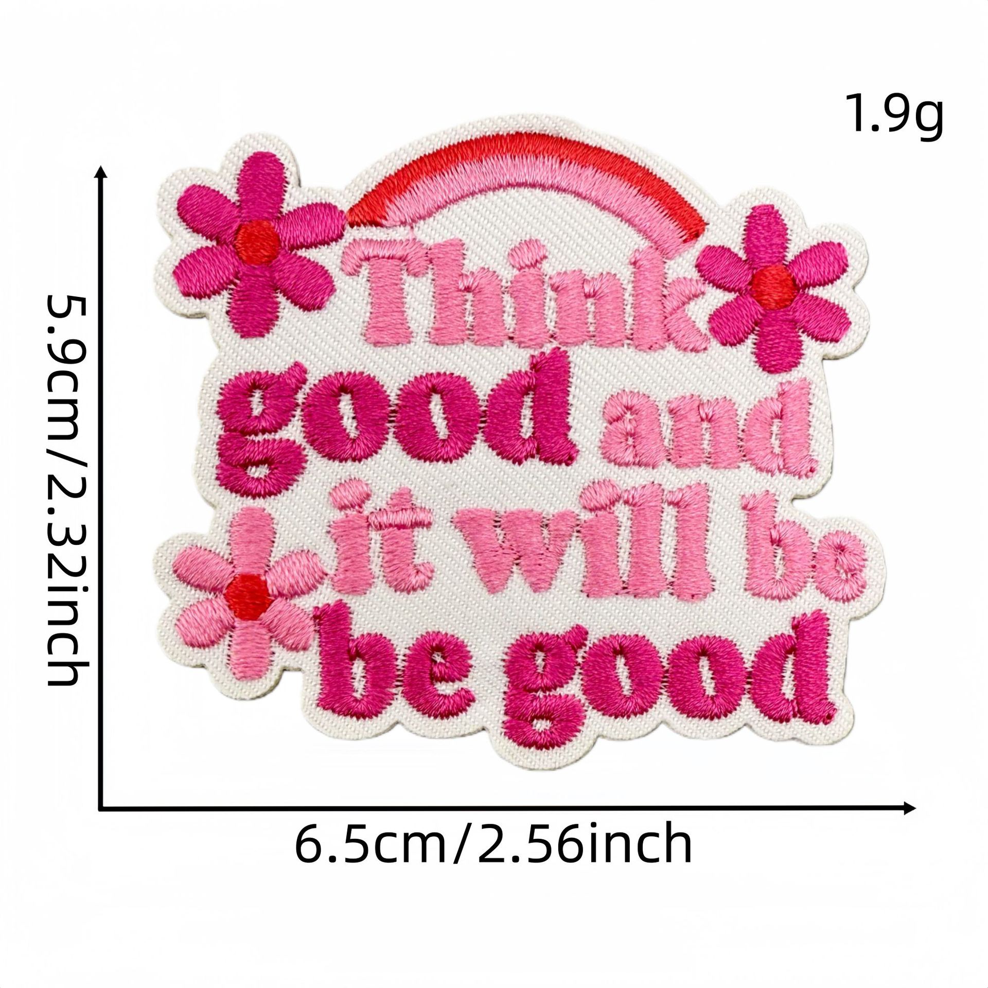 Rosa ästhetische Stickerei-Auf – Embroidery Quote Bewertung und Preis