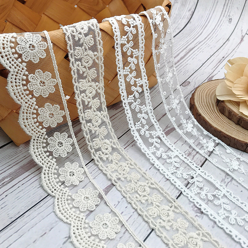 3 Yards/Lot Stickerei Weiß Bei – Embroidery Jersey Bewertung und Preis