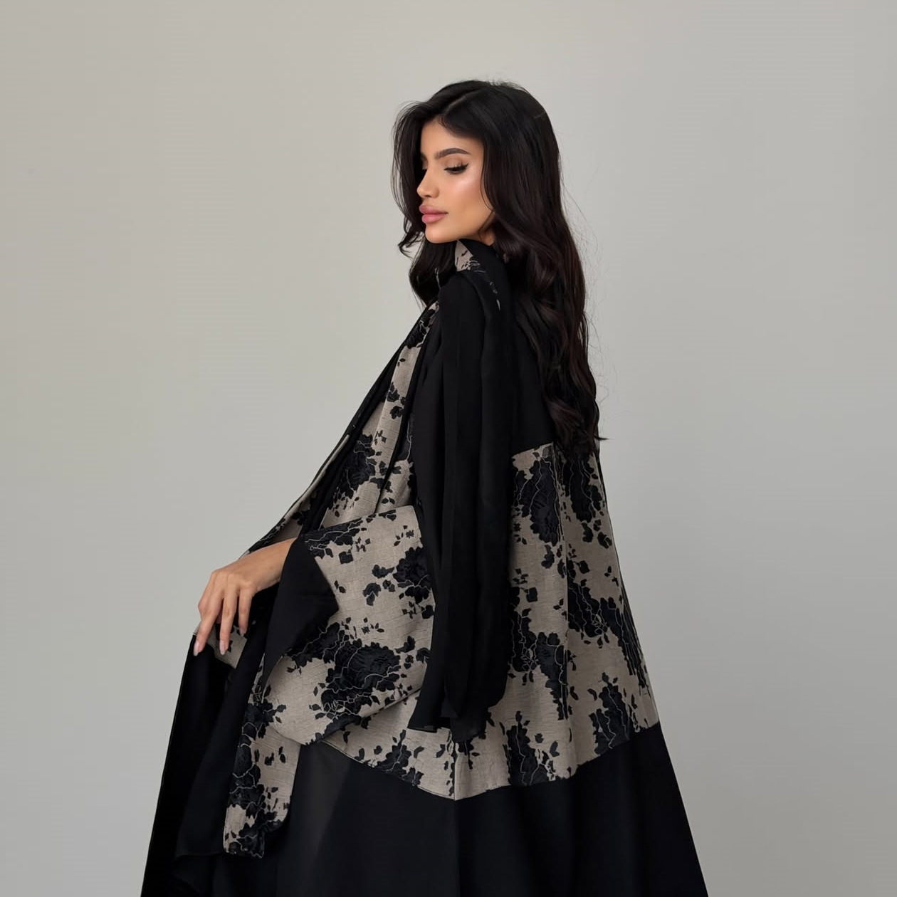 Damen Eid Abaya Hijab 2-teilig – Embroidery Arabic Bewertung und Preis
