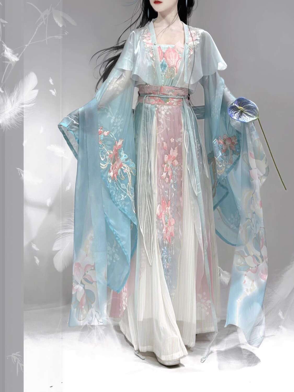 Neue Hanfu Wei Jinfeng Schwere – Embroidery Skirt Bewertung und Preis