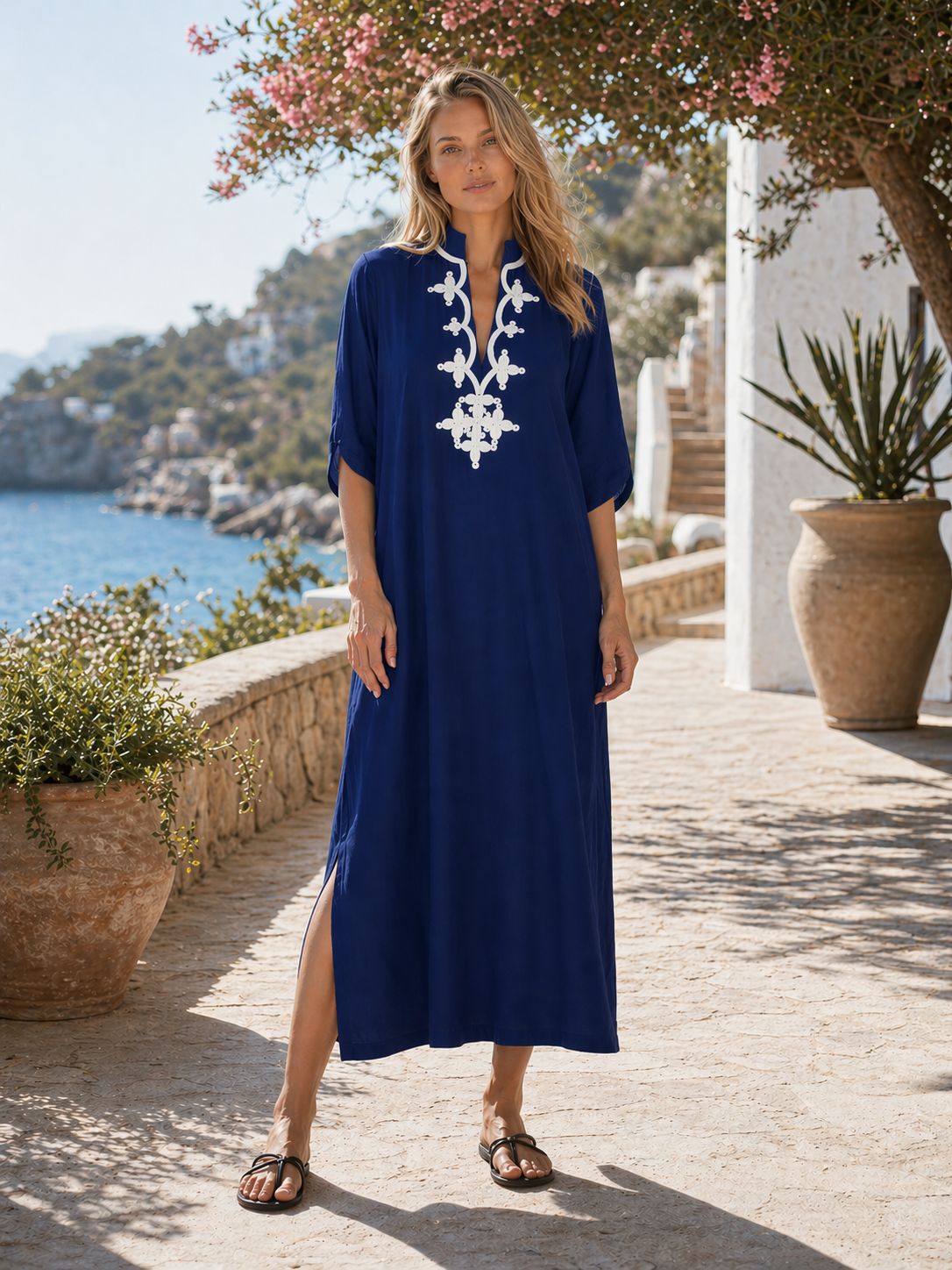 Kaftan-Kleider für Damen mit S – Embroidery Kaftan Bewertung und Preis
