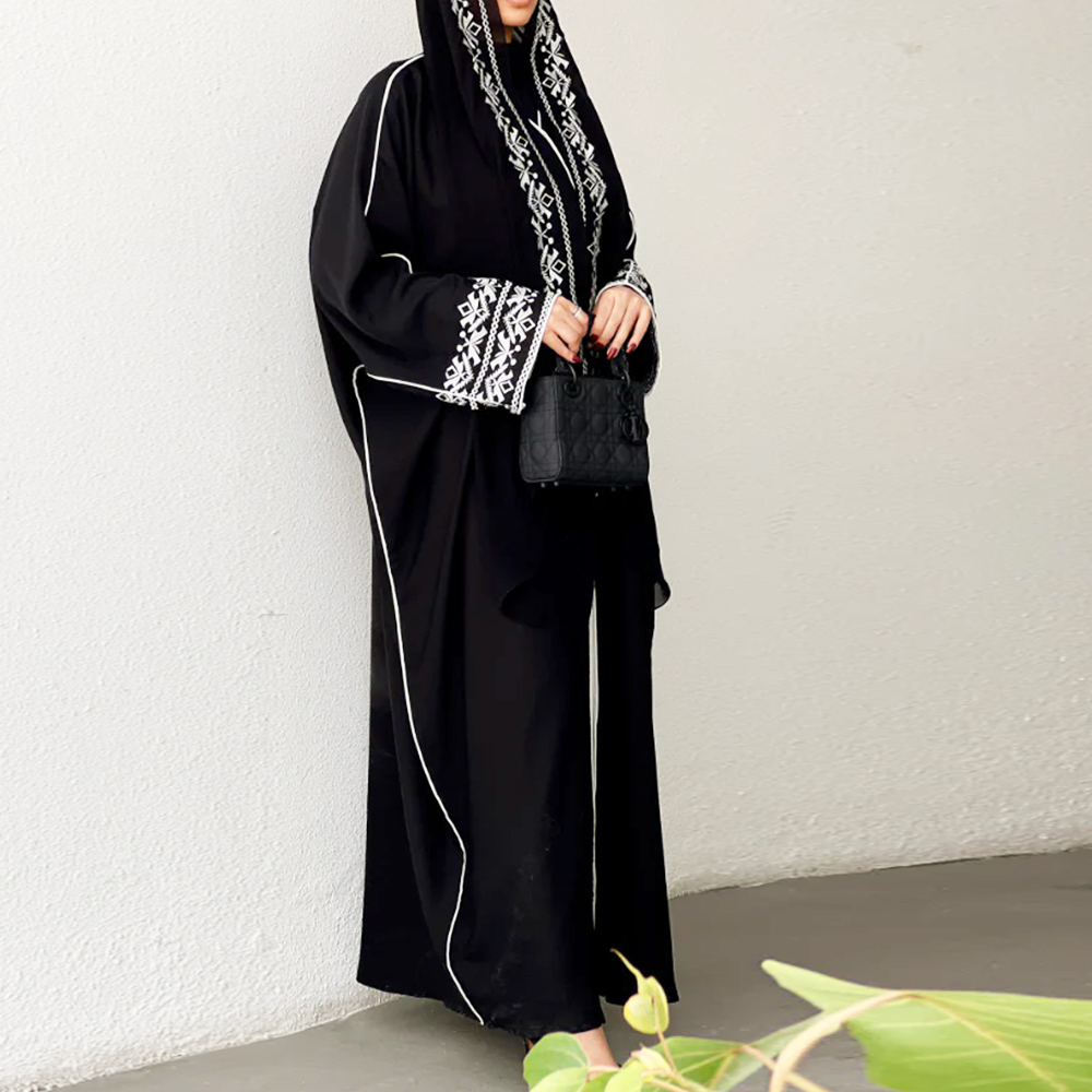 Mode Klassische Gestickte Abay – Embroidery Arabic Bewertung und Preis