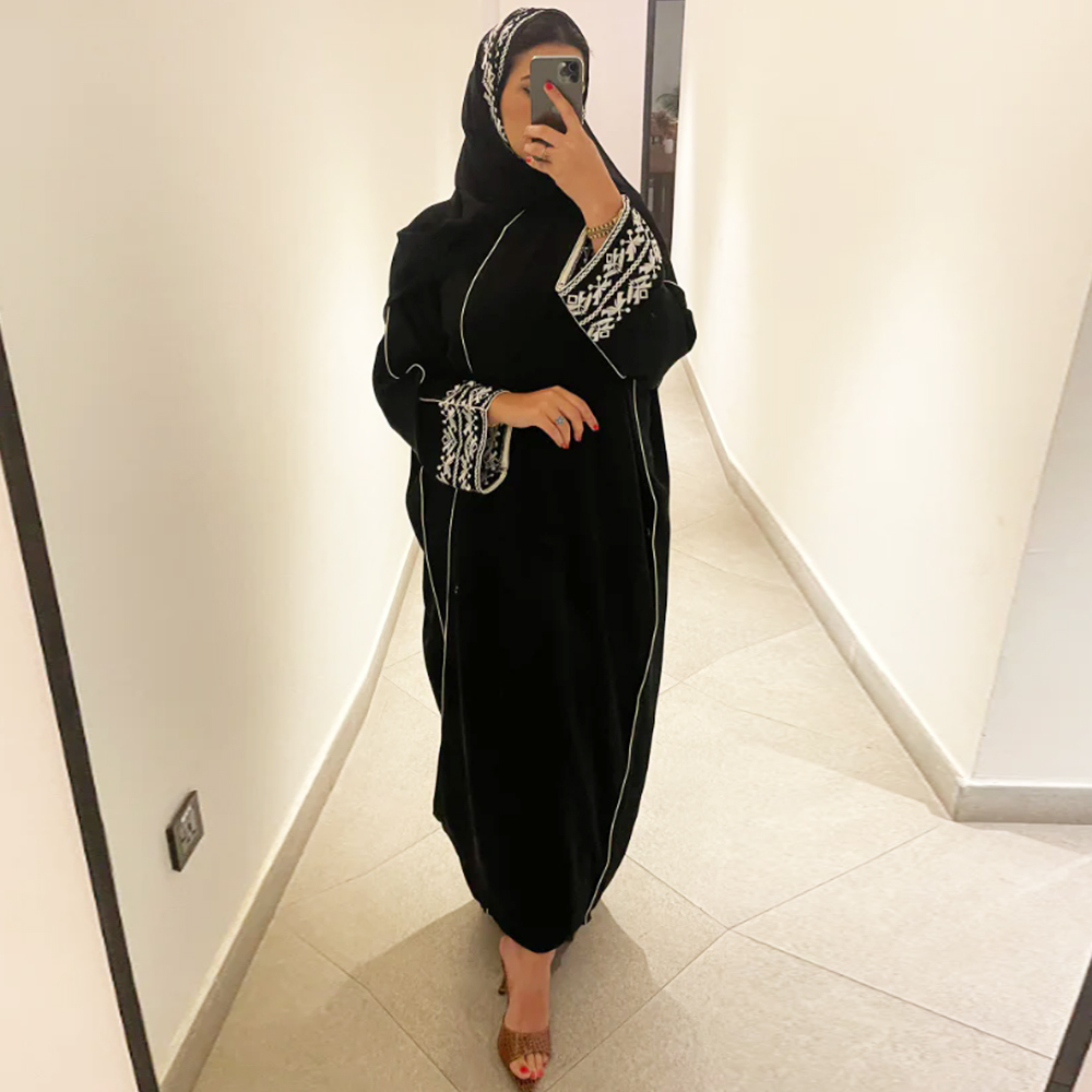 Mode Klassische Gestickte Abay – Embroidery Arabic Bewertung und Preis